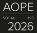 Sello de socia de AOPE, Asociación de Organizadores Profesionales de España: socia 193, 2026.